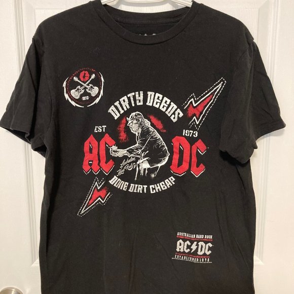 AC/DC Dirty Deeds T-Shirt, Adult Large, Super Soft Cotton - Picture 1 of 3